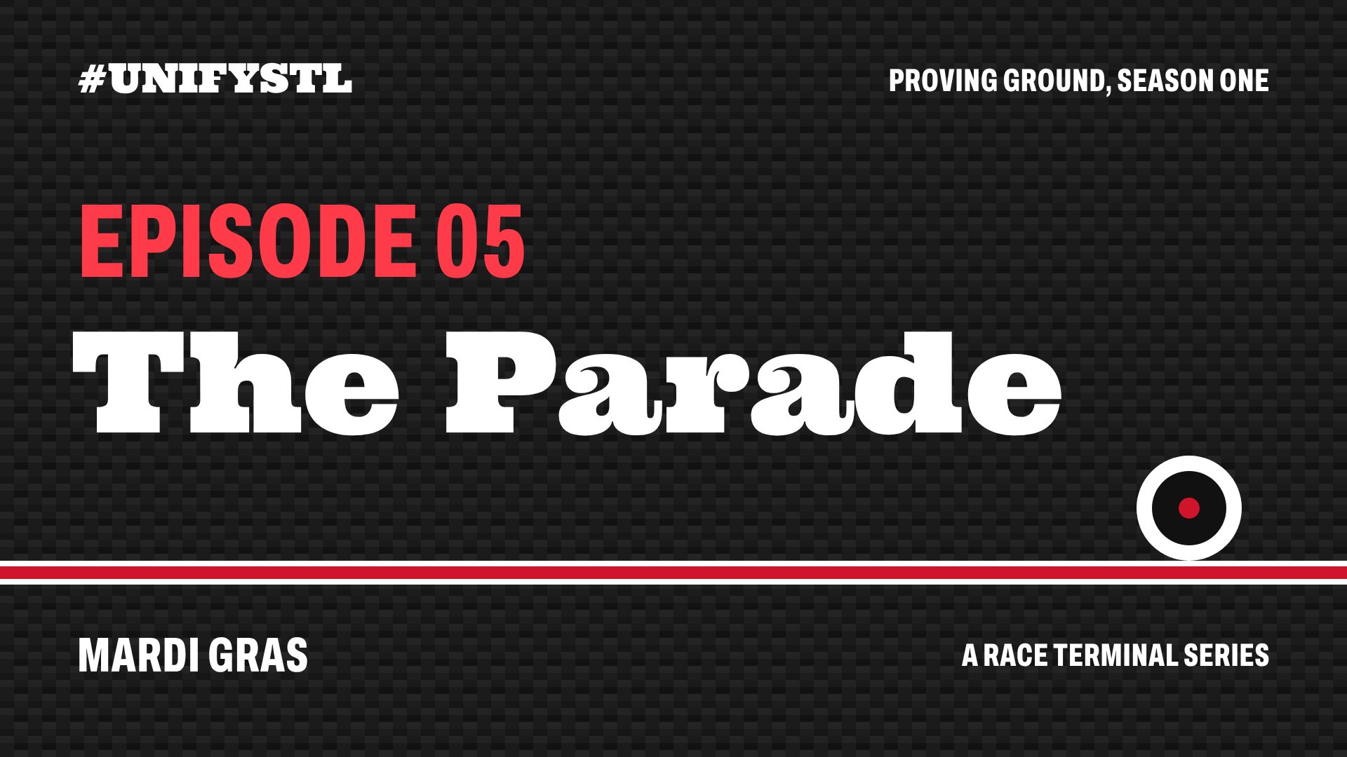 Title card: Episode 05, The Parade
